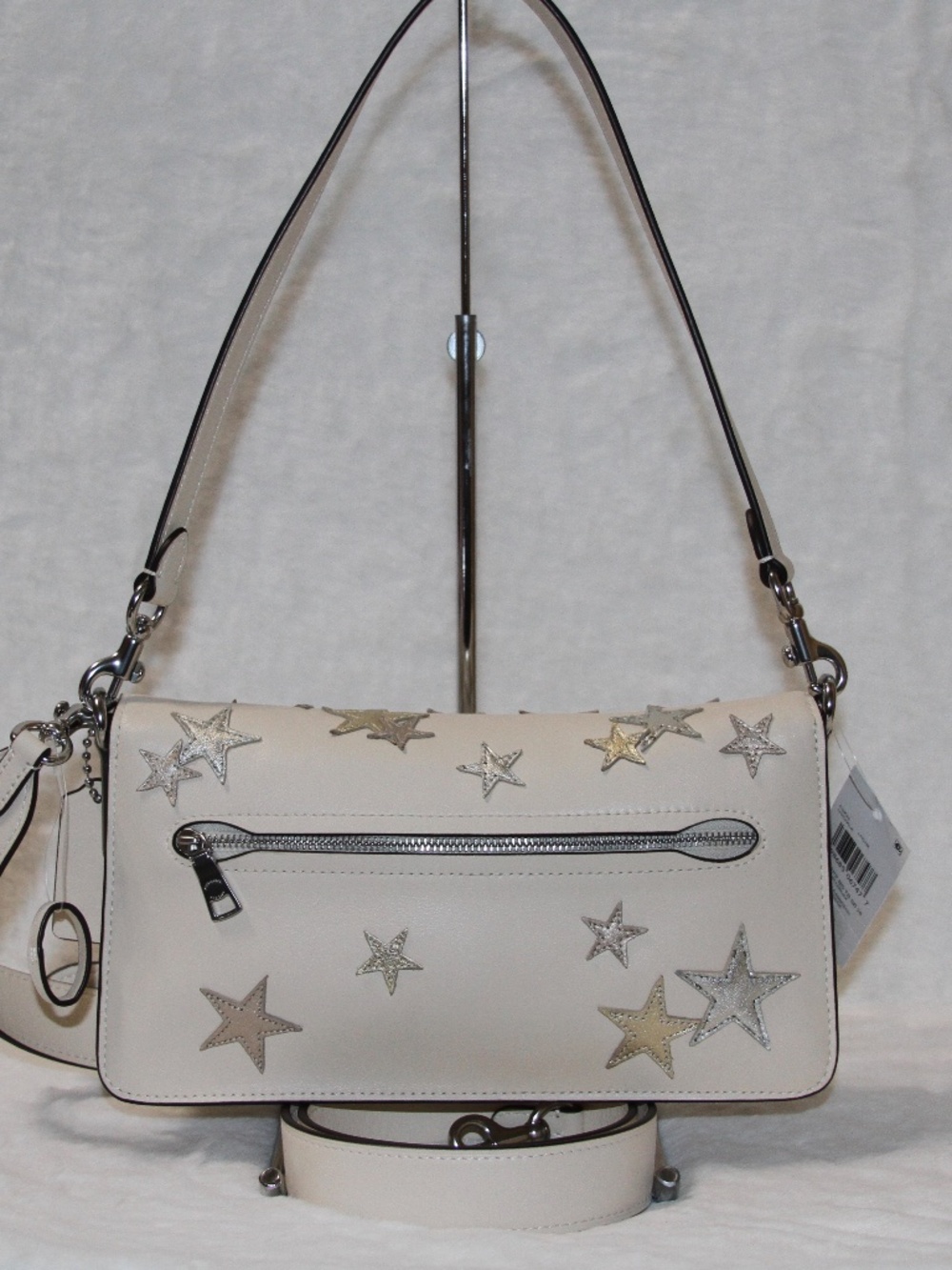 NWT COACH Tabby 26 Shoulder Bag Star Applique Crossbody Leather Purse - Picture 5 of 8